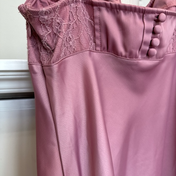 Urban Outfitters satin slip dress — dusty rose — size M - Picture 4 of 16